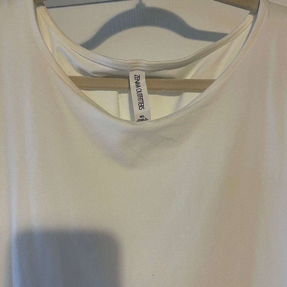 Women’s white tank
